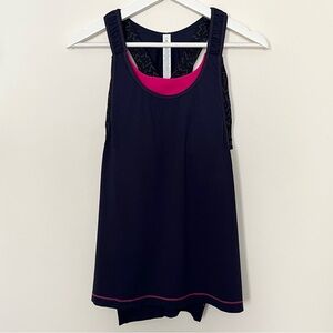 Lululemon • 8 • SeaWheeze Stash It Tank Breezy Running Tank Top Sports Bra